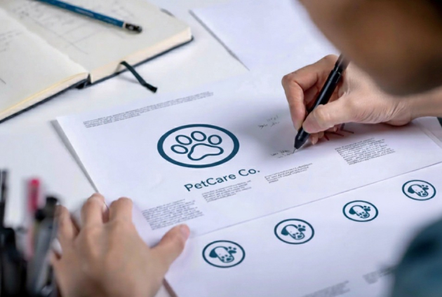 Logo Designing of a Pet Brand